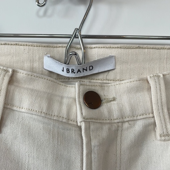 J Brand White Distressed Skinny Jeans - Picture 2 of 6